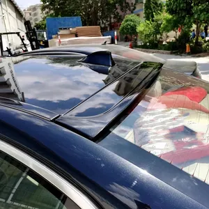 For BMW F10 5 Series 528I 535I 550I ABS Plastic Unpainted Color Rear Roof Spoiler Wing Trunk Lip <b>Boot</b> <b>Cover</b> Car Styling - Product Image 5