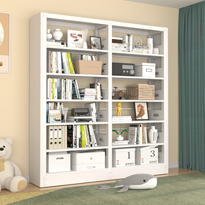 Giá rẻ Hiện Đại Màu Trắng kệ sách cho nhà trẻ em thư viện <span class=keywords><strong>Rack</strong></span> hiển thị văn phòng lưu trữ cuốn sách trường hợp bán lẻ đồ nội thất - Product Image 1