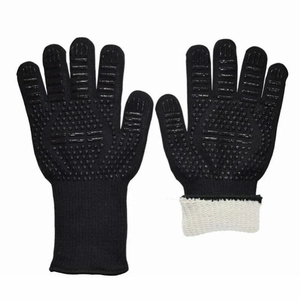 Guantes de barbacoa resistentes al calor, guantes de silicona para cocina, antideslizantes, para parrilla, ahumador, barbacoa, cocina y repostería - Product Image 4