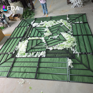 Guirnalda Colgante de Flores Artificiales de Glicinia Blanca Personalizada LEDA, Decoración Floral para Techos de Bodas, Fiestas y Eventos - Product Image 2