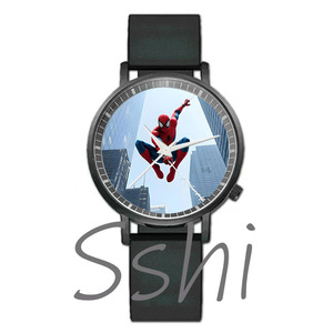 <span class=keywords><strong>Orologio</strong></span> al quarzo personalizzato da uomo e da donna con motivo Spider-Man nuovo <span class=keywords><strong>orologio</strong></span> da studente con Logo unico in PVC - Product Image 5