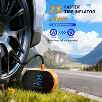150psi Digital Display Car Air Tires Inflator Portable Tire Inflators Air Compressor with Power Bank Wireless Electric Air Pump