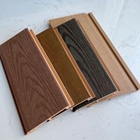 Revêtements muraux ASA à texture bois, excellente résistance aux UV, stabilité de la couleur longue durée, pour façades extérieures