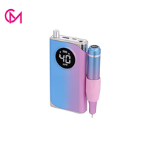 NUEVO Taladro de Uñas de Alta Velocidad de 40000 RPM con Color Degradado, Lima de Uñas Eléctrica Recargable Inalámbrica Portátil para Uñas Acrílicas