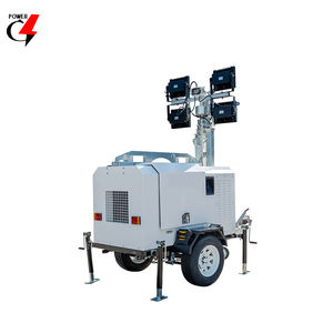 8 кВт мобильный Солнечный СВЕТОДИОДНЫЙ световой башенный дизельный генератор для дизельного освещения башенный генератор - Product Image 3