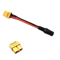 Connecteurs adaptateurs XT60 EC5 EC3 T Deans 4.0mm 3.5MM JST SM Tamiya Femelle vers Mâle 10 12 14 16Awg 10cm pour batterie Lipo RC