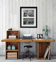 Cadre photo 30X40 40X50 40X60 50X70 60X90 70X100 Décoration de la maison Rcuicheng Usine Vente Mur Verre PS Noir et Blanc