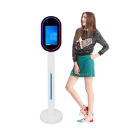 Drop Shipping Machine de cabine photo selfie interactive à écran tactile miroir de 13.3 pouces pour les fêtes ou les mariages