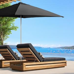 Conjunto de Sofás Modernos de Teca, Resistentes al Agua y con Protección Solar, Muebles de Exterior para Hotel, B&B, Villa, Balcón, Patio, <span class=keywords><strong>Terraza</strong></span> - Product Image 3