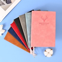 Carnets de planification personnelle A6 personnalisés en gros, couverture souple en cuir gaufré, journal portable pour publicité