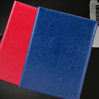 Fournitures de bureau, classeur de documents en cuir PU personnalisé format A4, organiseur de documents, porte-documents, bloc-notes