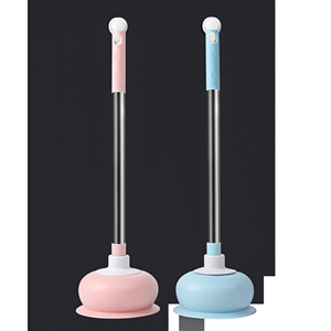 Déboucheur WC en caoutchouc à forte aspiration avec poignée de rangement suspendue pour éliminer les bouchons de drain de salle de bain - Product Image 2