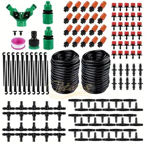 Kit de irrigação por gotejamento de jardim automático DIY ajustável para irrigação de jardim sistema de irrigação por gotejamento micro