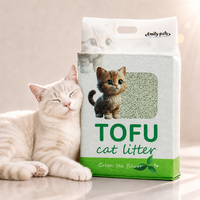 Litière pour chat en microcristaux de tofu, formule sans colorant, anti-démangeaisons, agglomérante, pour chats à peau sensible, programme de revente en gros mensuel