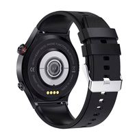 Reloj inteligente de acero inoxidable para hombre, reloj inteligente con control de la salud, llamada BT, resistente al agua, pantalla redonda de 1,28 ", reloj inteligente NFC QW33