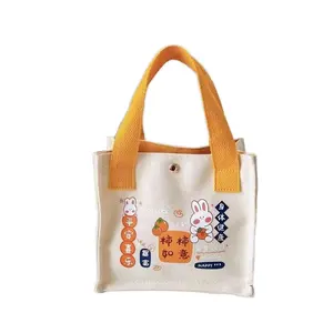 Factory cheap bulk cotton canvas tote bag custom printing logo handbag