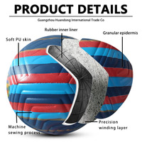 Ballons de football/soccer personnalisés de taille mini 5, durables, cousus à la machine, en cuir PU et caoutchouc, couleur personnalisable, logo personnalisable, équipe