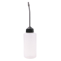 Bouteille d'huile pour machine à coudre 120 ml avec bouchon en fer et bec verseur long en plastique, distributeur d'huile, accessoires de couture, durée de conservation 3 mois, 0,2 kg