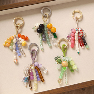 Portachiavi con Ciondolo in Cristallo Naturale Intrecciato per Borse, Vendita all'Ingrosso Altamente funzionale, <span class=keywords><strong>è</strong></span> un'ottima idea regalo. - Product Image 4