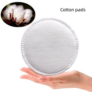 OEM-almohadillas de algodón para quitar maquillaje, no tejidas, para cara redonda, 100 Uds. - Product Image 3