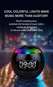 Reloj <span class=keywords><strong>despertador</strong></span> de mesa de bolas Digital, Reloj portátil con Radio, altavoz pequeño, teléfono móvil, estéreo, LED, reloj <span class=keywords><strong>despertador</strong></span> de escritorio Digital - Product Image 6