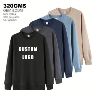 เสื้อสเวตเชิ้ตผู้ชายหลากสี 65% ผ้าฝ้าย+35% โพลีเอสเตอร์ ระบายอากาศได้ดี คอกลม ใส่ได้ทั้งชายและหญิง รับสกรีนโลโก้ ขายส่ง - Product Image 4