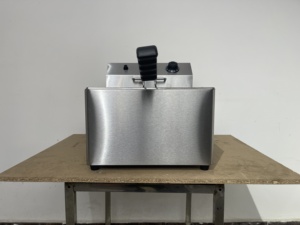 Friggitrice Elettrica da Banco a Camera Singola con Cestello Singolo, Robusta Attrezzatura Commerciale in Acciaio Inossidabile per Frittura - Product Image 3