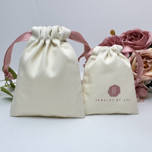 Sacs cadeaux en toile sergé avec cordon de serrage pour bijoux, pochettes anti-poussière pour cadeaux, maquillage, bougies - Product Image 3