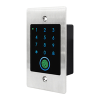 Système de contrôle d'accès par empreinte digitale avec clavier intégré en acier inoxydable, WiFi Tuya, étanche IP67, dernière génération