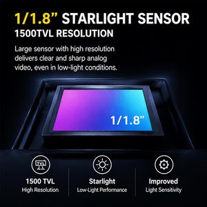 Caméra FPV analogique CADDX Ratel Pro 1500TVL, capteur CMOS Starlight 1/1.8 pouce, Super WDR 125 °   FOV pour drones de course, mini-drones - Product Image 2