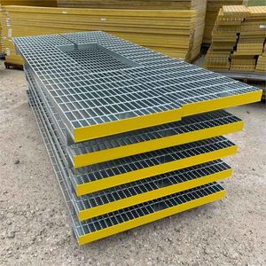 Caillebotis en acier au carbone robuste pour toiture extérieure, plancher d'entrepôt, <span class=keywords><strong>grille</strong></span> en métal, acier galvanisé et inoxydable pour une utilisation en atelier - Product Image 1