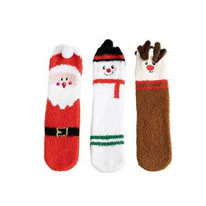 <span class=keywords><strong>Chaussettes</strong></span> de sol de sport de noël pour femmes saison d'hiver parent-enfant wapiti père noël <span class=keywords><strong>chaussettes</strong></span> en velours <span class=keywords><strong>naissance</strong></span> amour corail velours pour - Product Image 1