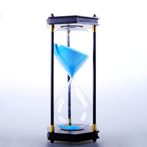 <span class=keywords><strong>Clessidra</strong></span> Decorativa con Supporto in Legno, Cornice Esagonale, Timer da 30 <span class=keywords><strong>Minuti</strong></span> - Product Image 4