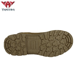 Scarpe da Combattimento Yakeda Desert Assault, Stivali da Lavoro in Pelle Scamosciata, Stivali Tattici <span class=keywords><strong>Coyote</strong></span> per Viaggi ed Escursioni, Stivali Tattici in Gomma per Operatori - Product Image 4