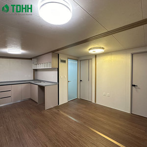 บ้านคอนเทนเนอร์หรูหราขนาด 20 ฟุต 38 ตร.ม. แบบขยายได้ พร้อมห้องครัว ห้องน้ำ ระเบียง ทนทานต่อแผ่นดินไหว เหมาะสำหรับใช้ในห้างสรรพสินค้า บ้านสำเร็จรูป - Product Image 3