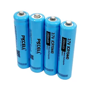 Baterai Lithium ringan ICR10440 3.7V 350mAh 320mAh untuk pena pintar tulisan tangan untuk mobil RC