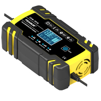Chargeur de batterie de voiture automatique 12V 24V AGM GEL WET, chargeur rapide 12V 8A 24V 4A, chargeur intelligent à impulsions pour batterie au plomb-acide