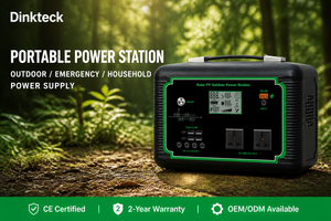 Station d'alimentation portable LiFePO4 300W 600W 640WH, générateur solaire avec MPPT, sortie AC à onde sinusoïdale pure pour les situations d'urgence et le camping - Product Image 4