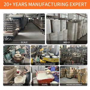 Handcrafted Modern Dining Tableware <b>Set</b> 4PCS Navy Blue Raku Ceramic Asymmetrical <b>Microwave</b>-Safe Retro Dinnerware Stoneware - Product Image 4