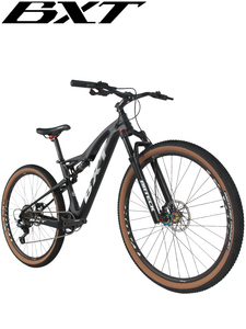 Bicicleta de Montaña BXT 29er de Carbono con Suspensión Completa, Eje Pasante BOOST, 1x11 Velocidades, Freno de Disco, Pedal Ordinario, <span class=keywords><strong>MTB</strong></span> Soft Tail, <span class=keywords><strong>XC</strong></span> - Product Image 6