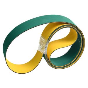 Courroie plate de transmission UNI en nylon textile jaune-vert, largeur 30 mm, pas de 5 mm, 50 dents - Product Image 2