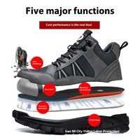 Sepatu Hiking Pria Trendi dan Bernapas untuk Penggunaan Industri, Sepatu Safety untuk Industri, Laris Manis