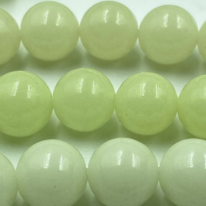 Perles <span class=keywords><strong>de</strong></span> <span class=keywords><strong>pierre</strong></span> lumineuses naturelles avec trous, perles rondes qui brillent dans le noir pour accessoires <span class=keywords><strong>de</strong></span> bijoux DIY - Product Image 5