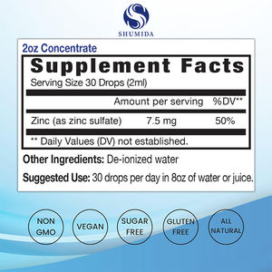 OEM liquido zinco liquido <span class=keywords><strong>Ultra</strong></span> concentrato gocce supporto spinta immunitaria per bambini e adulti - Product Image 2