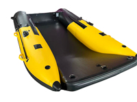 Bateau Catamaran Gonflable en PVC/TPU de 330 cm, Best-Seller, avec Plancher Drop Stitch, Bateau de Course pour 4 Personnes, Utilisation Extérieure