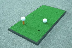 Draagbare Antislip Indoor/Outdoor Residentiële Golf Hitting Matten Met Rubberen T-Houder Achtertuin Praktijk Putting Green Mat
