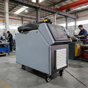 Machine de nettoyage au laser pulsé 300W 500W pour pièces métalliques, meubles en bois, rénovation, nettoyage des graffitis sur murs en pierre, pulsé 1064nm - Product Image 6