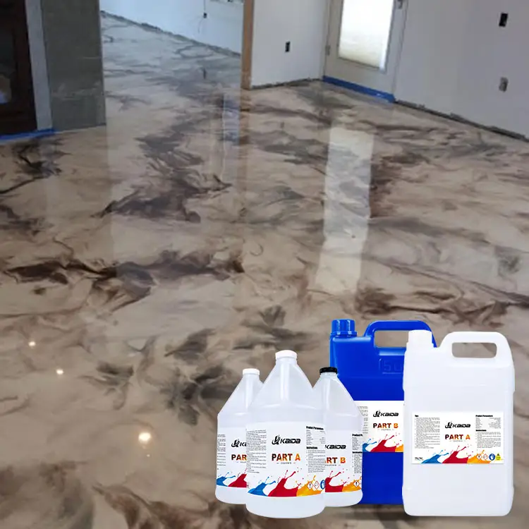 Epóxi 3d resina epóxi, alta dureza, riscos e resistentes, químicos, resistentes ao desgaste, pintura de chão, resina epóxi transparente, pigmentos de piso metálico