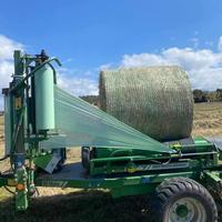 Filet d'emballage pour ensilage de foin pour mini-chevaux en plastique HDPE vierge à 100% anti-UV, résistant, de marque LX, 8,33 g/m2-12 g/m2