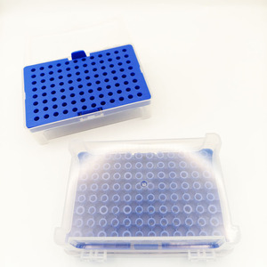 Caja para Puntas de Pipeta de Plástico, Contenedor de Polipropileno de 96 Pocillos para Pipeta de 10ul - Product Image 2